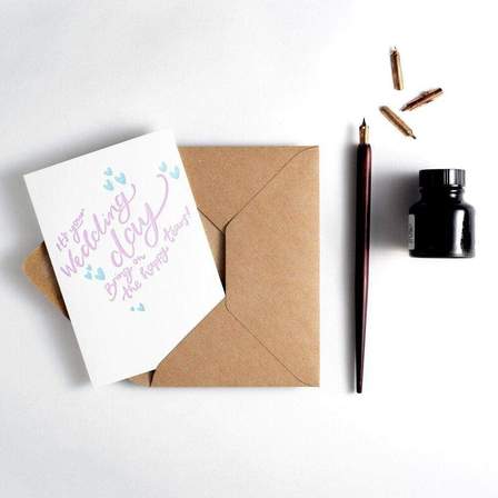 It's Your Wedding Day Bring On The Happy Tears Card