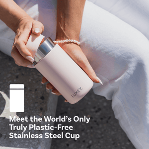 Stainless Steel Reusable Cup 12oz - Oat Milk