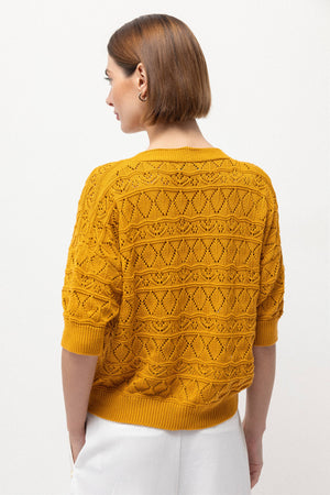 Pointelle Knit Cardigan (431996-143)