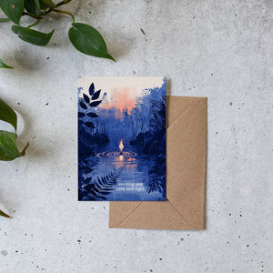 Sending you love and light | Sympathy Card