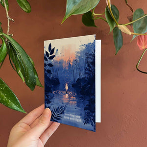 Sending you love and light | Sympathy Card
