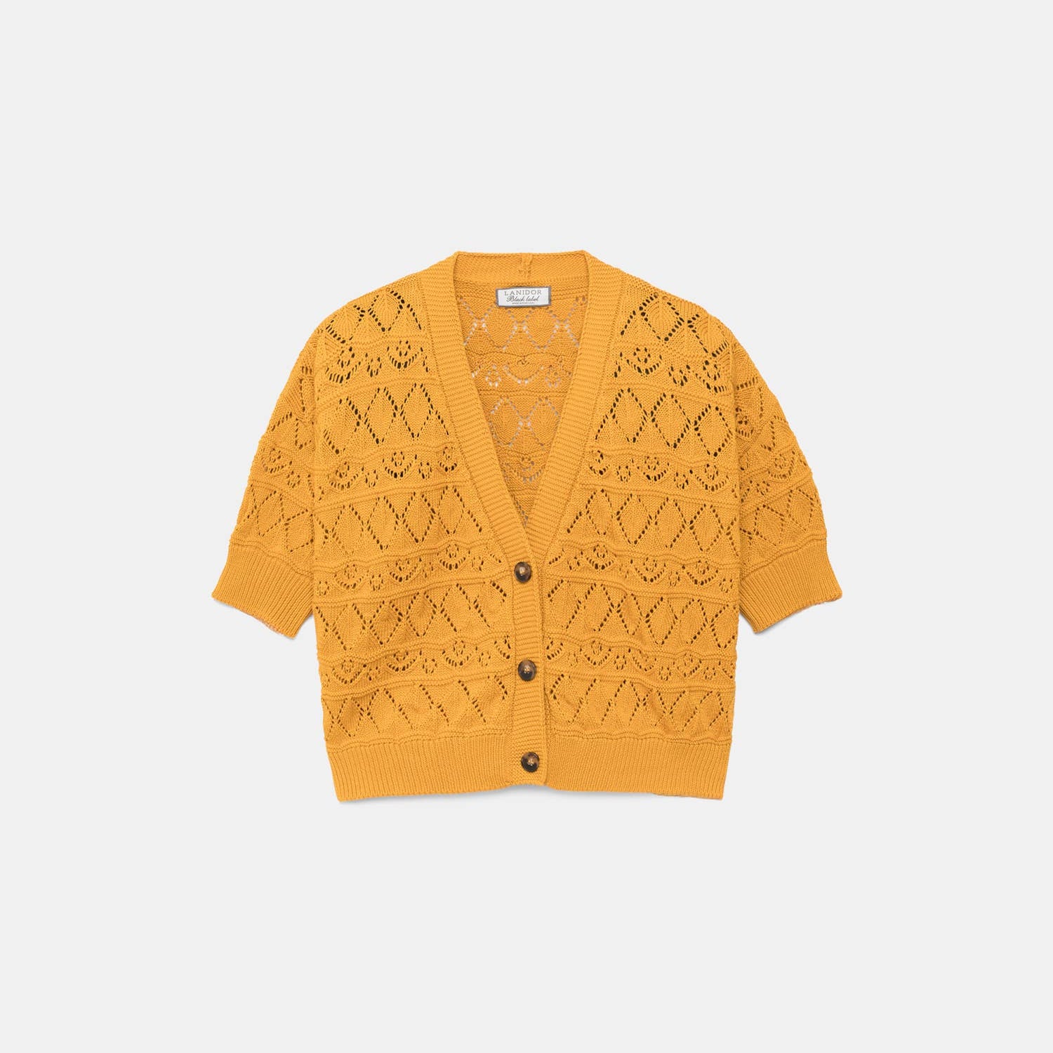 Pointelle Knit Cardigan