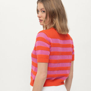 Pointelle Knit Sweater