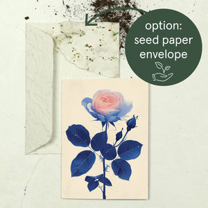 Rose | Everyday Greeting Card | birth month flower birthday