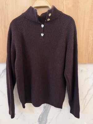 Reversible Alpaca & Wool Knit Sweater