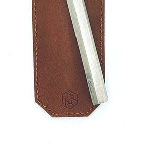 Bottle Opener with leather sleeve