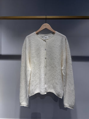 Fluffy wool & cashmere cardigan - 6536