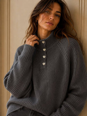 Reversible Alpaca & Wool Knit Sweater