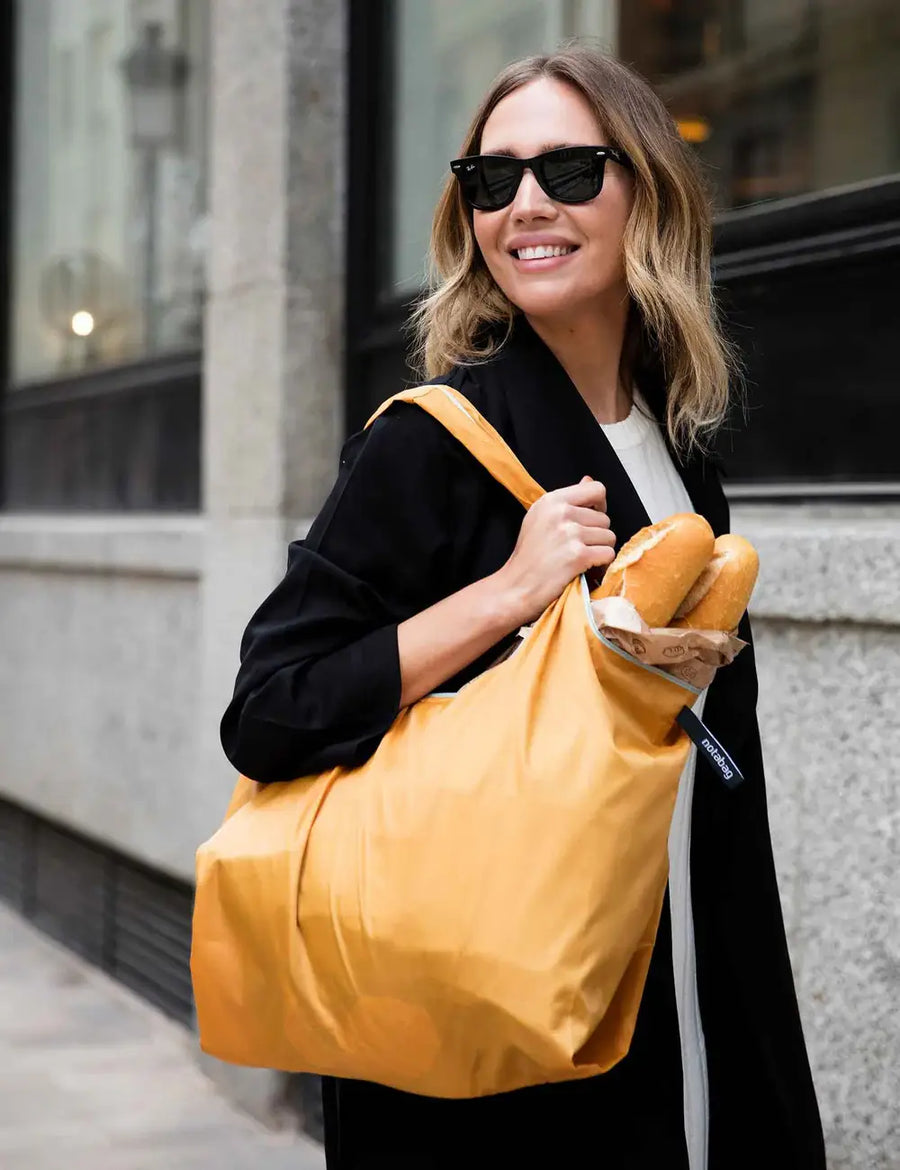 Tote Recycled Foldable Bag - Mustard 