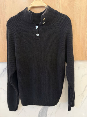 Reversible Alpaca & Wool Knit Sweater
