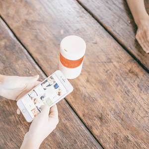 Original Reusable Coffee Cup 12oz - Seafoam