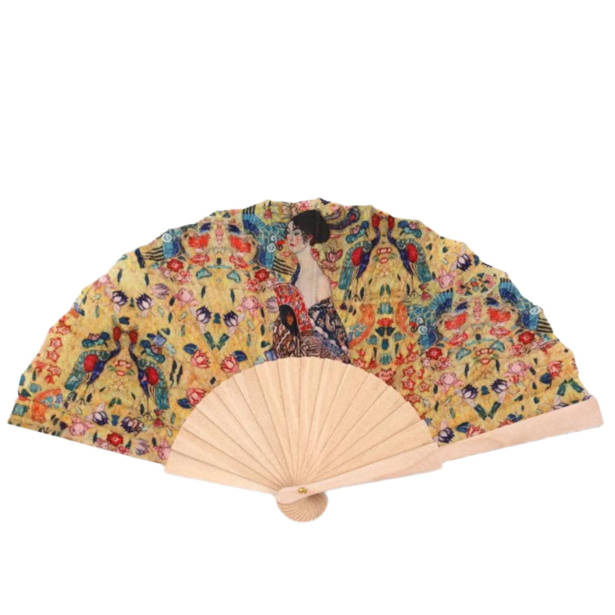 Fan, Gustav Klimt Pattern