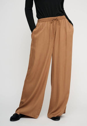 Sea pants silky - camel