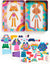 Rainbow Fashion Magnetic Dress Up Game