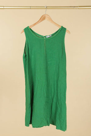 Colette Dress with Pockets, Green