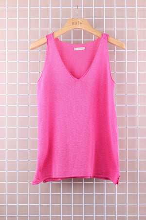 Nais Cotton V Neck Tank Top