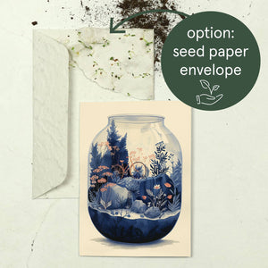 You are my world - Terrarium | Love Card | Plant Lovers Card