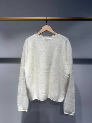 Fluffy wool & cashmere cardigan - 6536