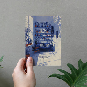 Another Year Full Of Growth| Birthday Card |New year's Card