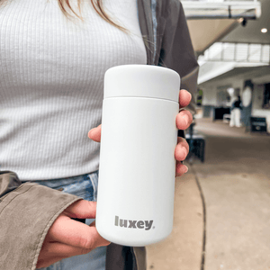 Stainless Steel Reusable Cup 12oz - Oat Milk