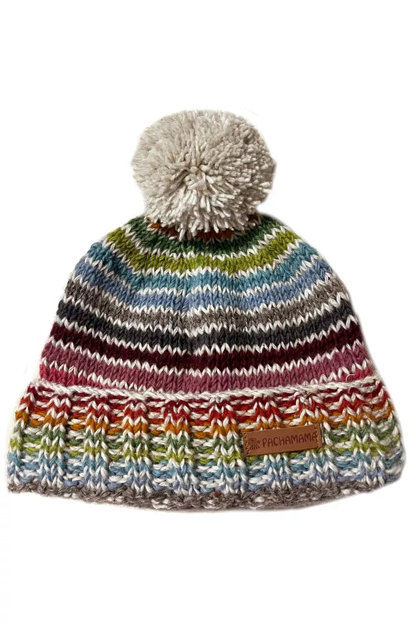 Hoxton Roll Back Bobble Beanie