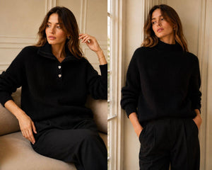 Reversible Alpaca & Wool Knit Sweater