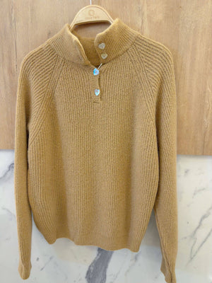 Reversible Alpaca & Wool Knit Sweater