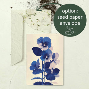 Viola | Everyday Greeting Card | birth month flower birthday
