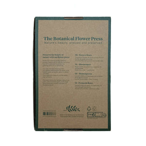 The Botanical Flower Press – Linen Cover & Gold Foil