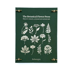 The Botanical Flower Press – Linen Cover & Gold Foil