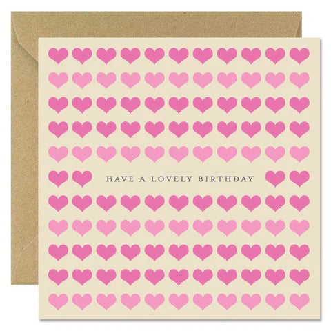 Bold Bunny Card - Lovely Birthday