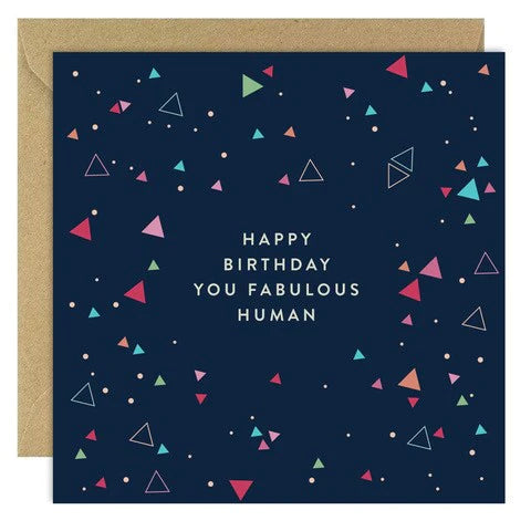 Bold Bunny Card - Happy Birthday Fab Human