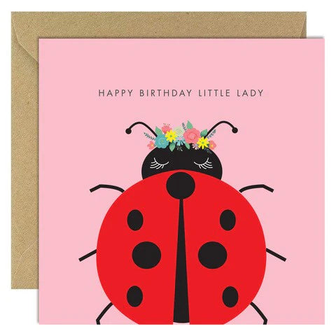 Bold Bunny Card - Happy Birthday Lady