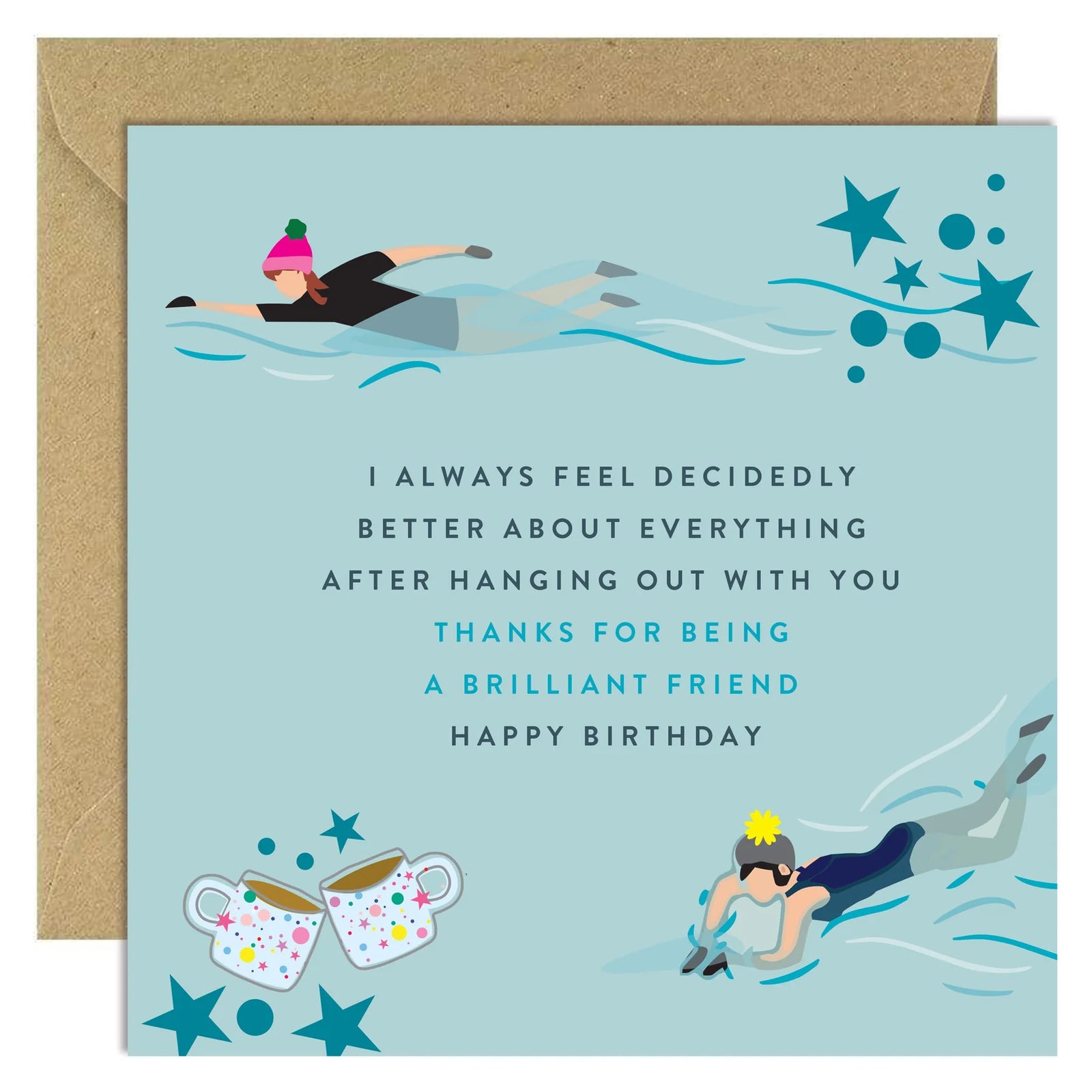 Bold Bunny Card - Brilliant Friend