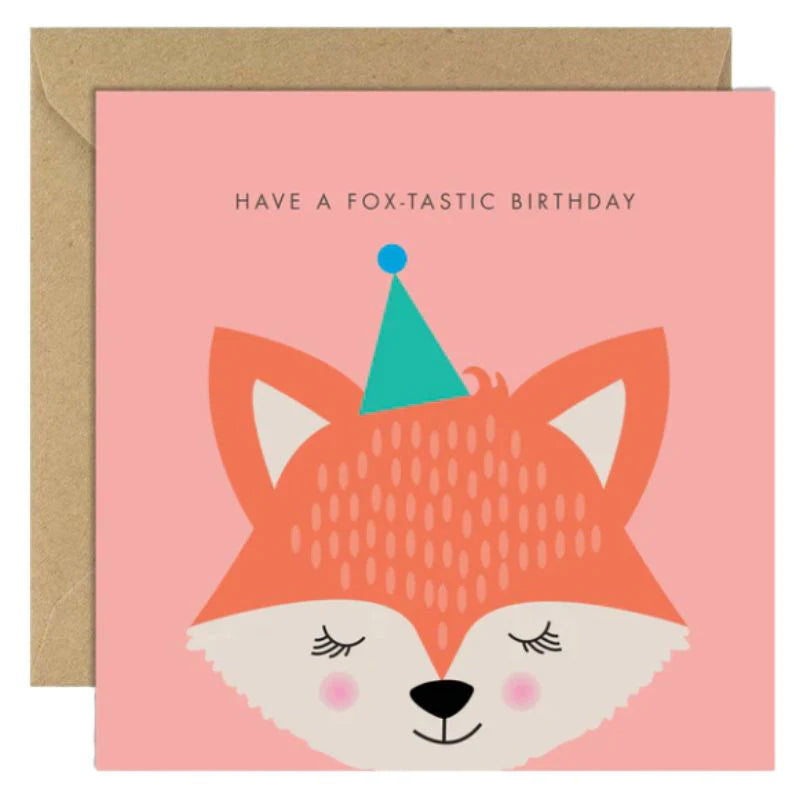Bold Bunny Card - Foxtastic Birthday