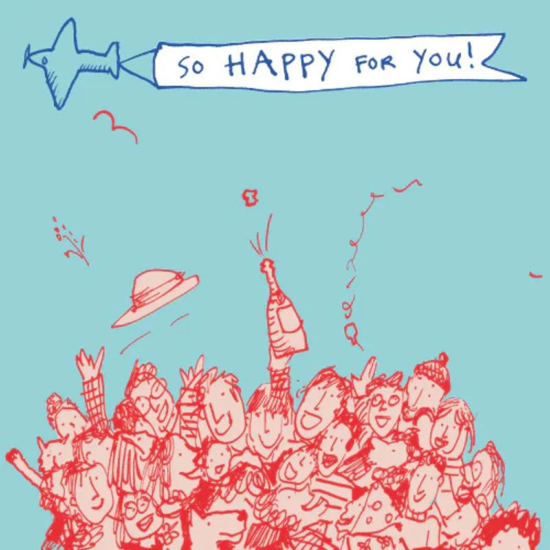 Poet & Painter Card - So Happy For You