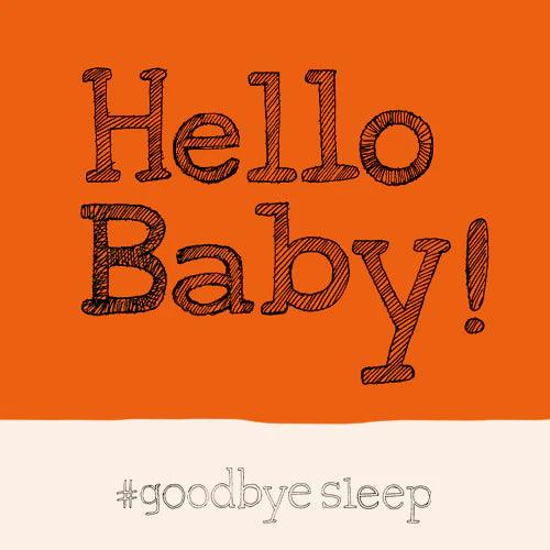 Poet & Painter Card - Hello Baby