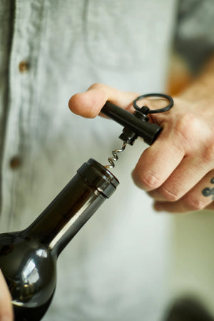 Corkscrew Keychain