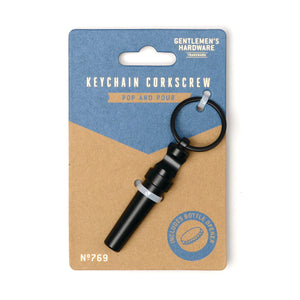 Corkscrew Keychain