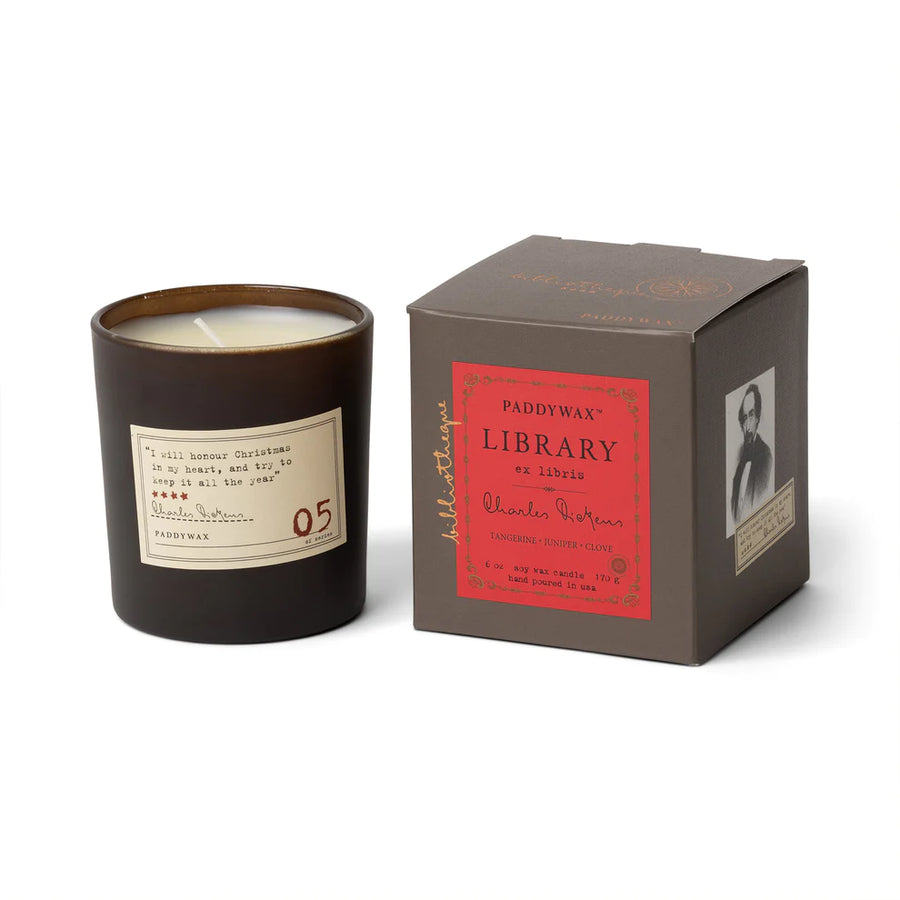 Library Candle - Charles Dickens