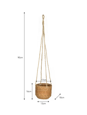Hanging Plant Pot Seagrass