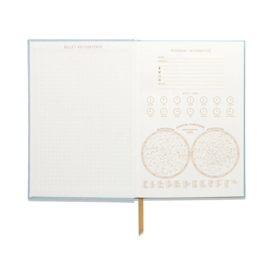 Hardback Journal, Arch Dot Blue