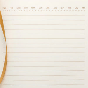 Hardback Journal, Arch Dot Blue