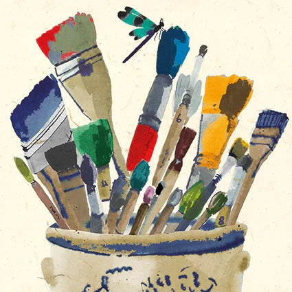 Artpress Card - Artists Brush