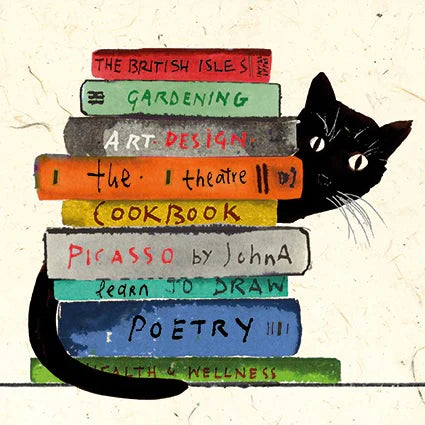 Artpress Card - Literary Kitty