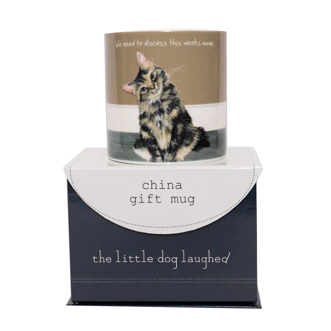 Cat Mug - Menu- Gift Boxed