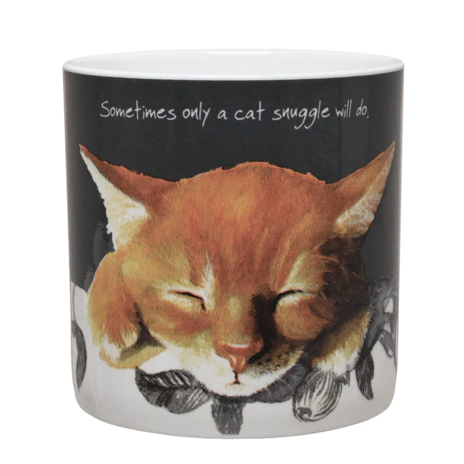 Cat Mug - Cat Snuggle - Gift Boxed