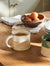 White Half Glazed Mug, Set 2