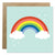 Bold Bunny Card - Rainbow