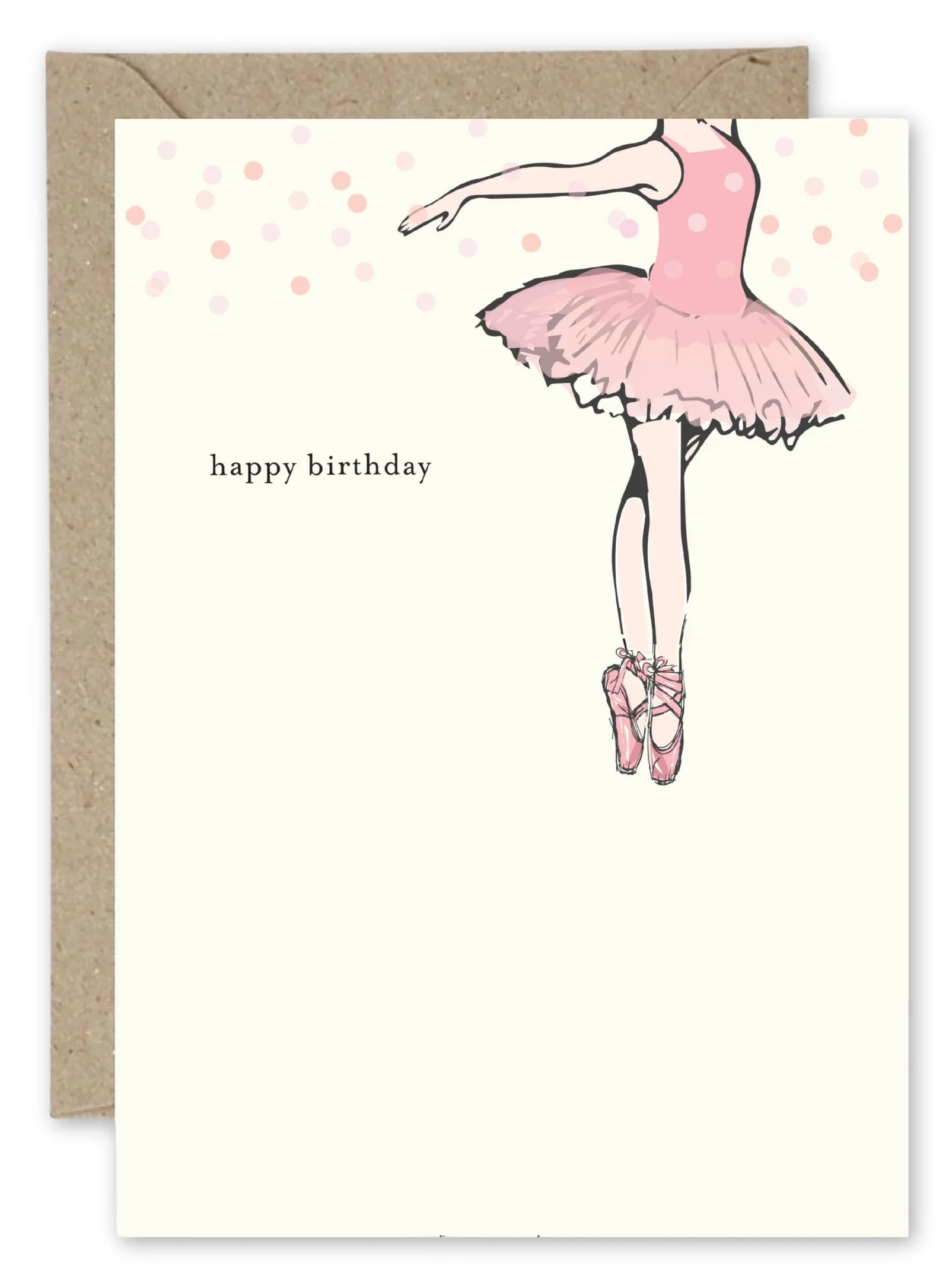 Paper Gull Happy Birthday Ballerina P156
